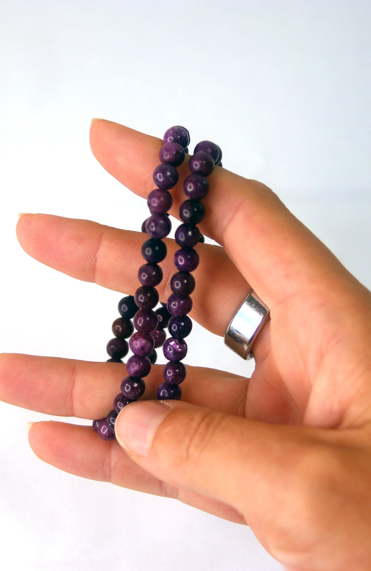 Lepidolite 8mm Bead